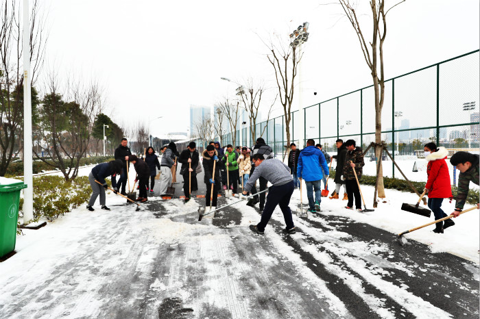 一場(chǎng)雪，體育中心美得不要不要的 但最美的風(fēng)景還是他們(圖13)