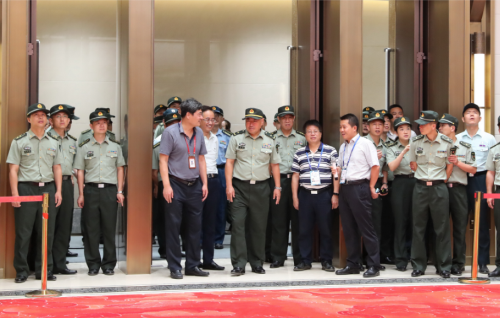 馬濤視察武漢軍運(yùn)會(huì)開(kāi)閉幕式籌備工作(圖1)